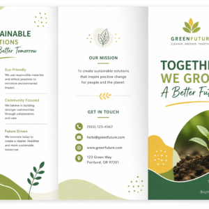 tri fold brochure (letter fold): brochures