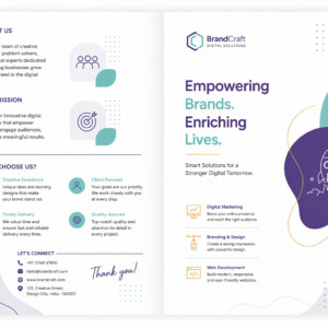 double parallel fold brochure