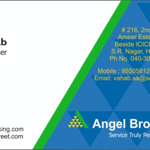 Standard visiting cards